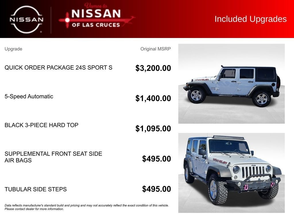 2018 Jeep Wrangler JK Unlimited Sport