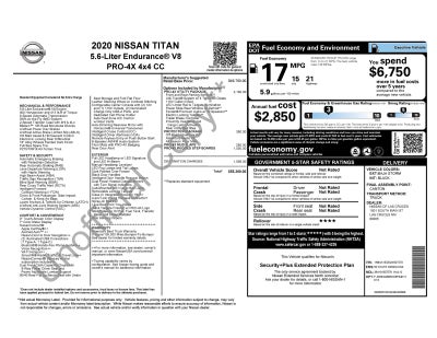2020 Nissan Titan PRO-4X