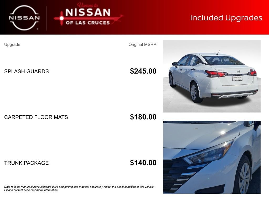 2025 Nissan Versa 1.6 S