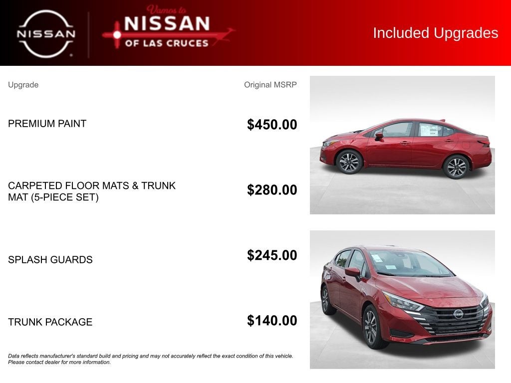 2025 Nissan Versa 1.6 SV