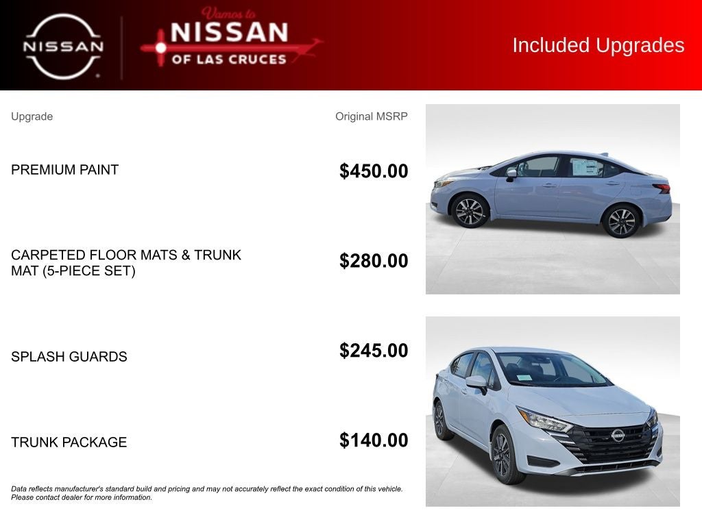 2025 Nissan Versa 1.6 SV