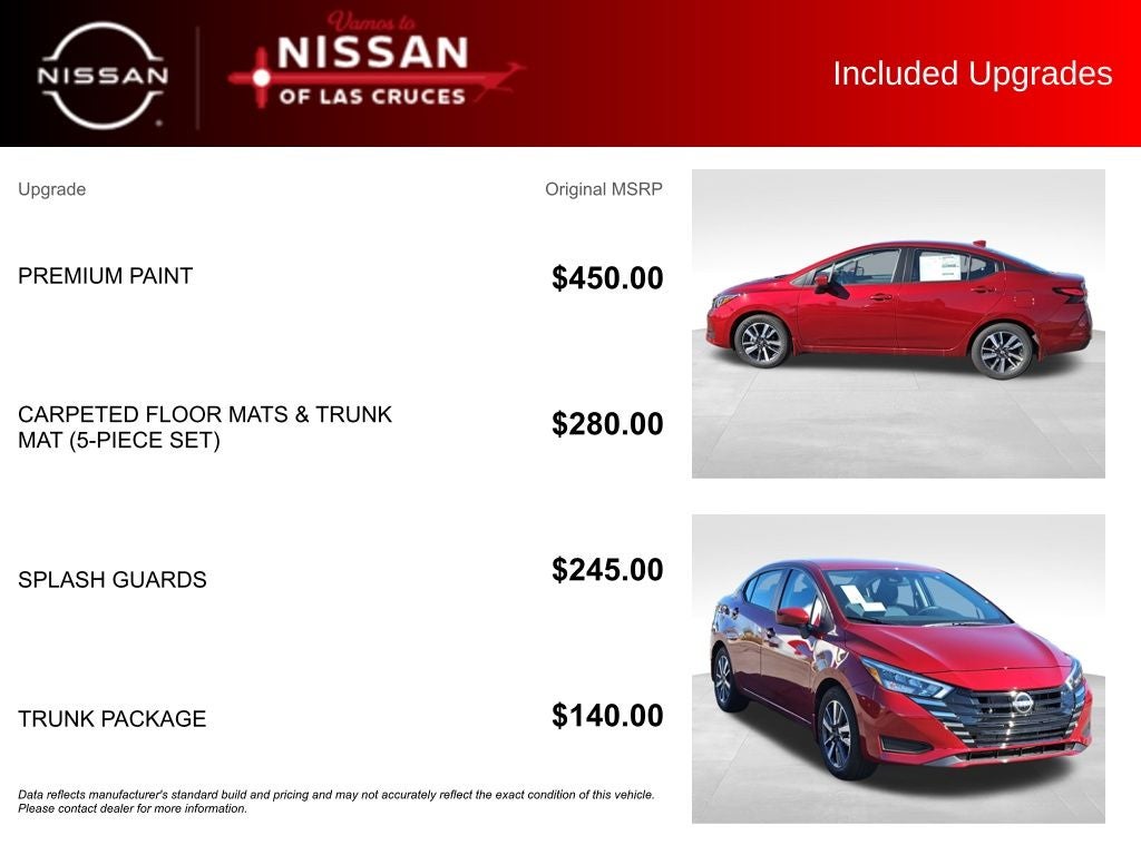 2025 Nissan Versa 1.6 SV