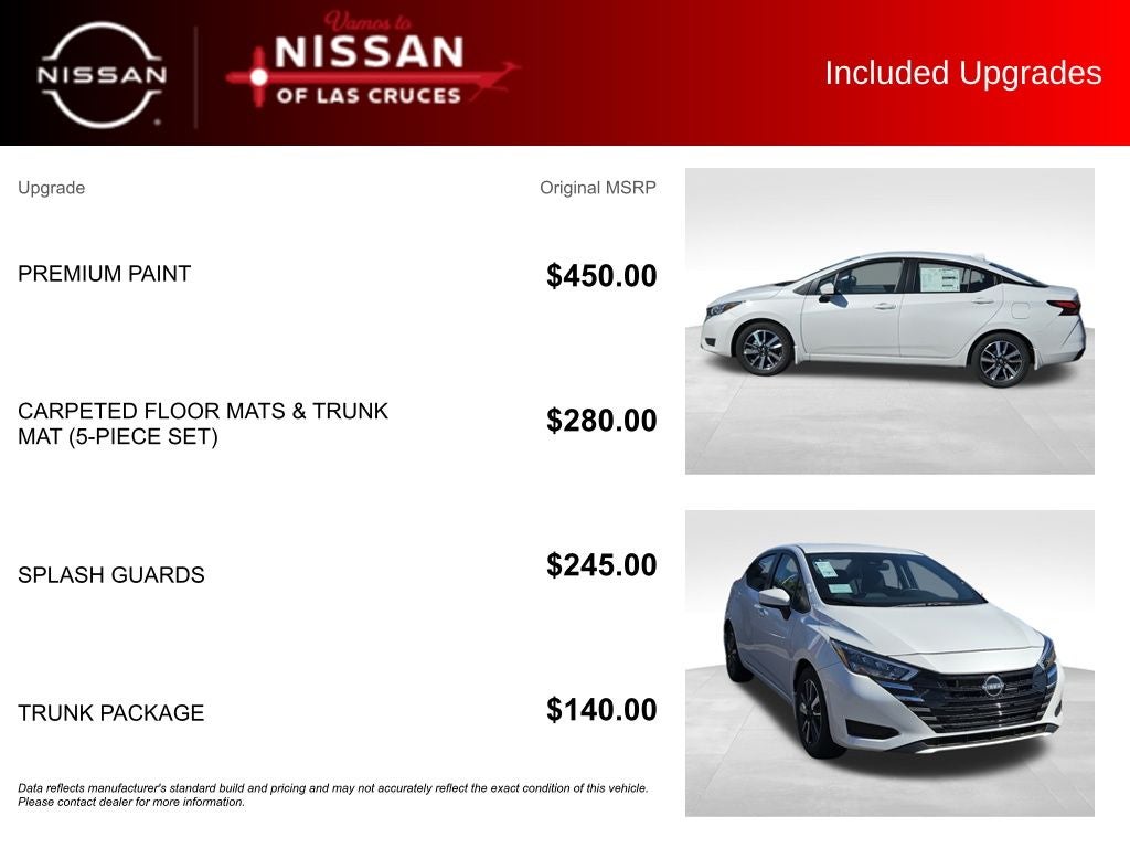 2025 Nissan Versa 1.6 SV