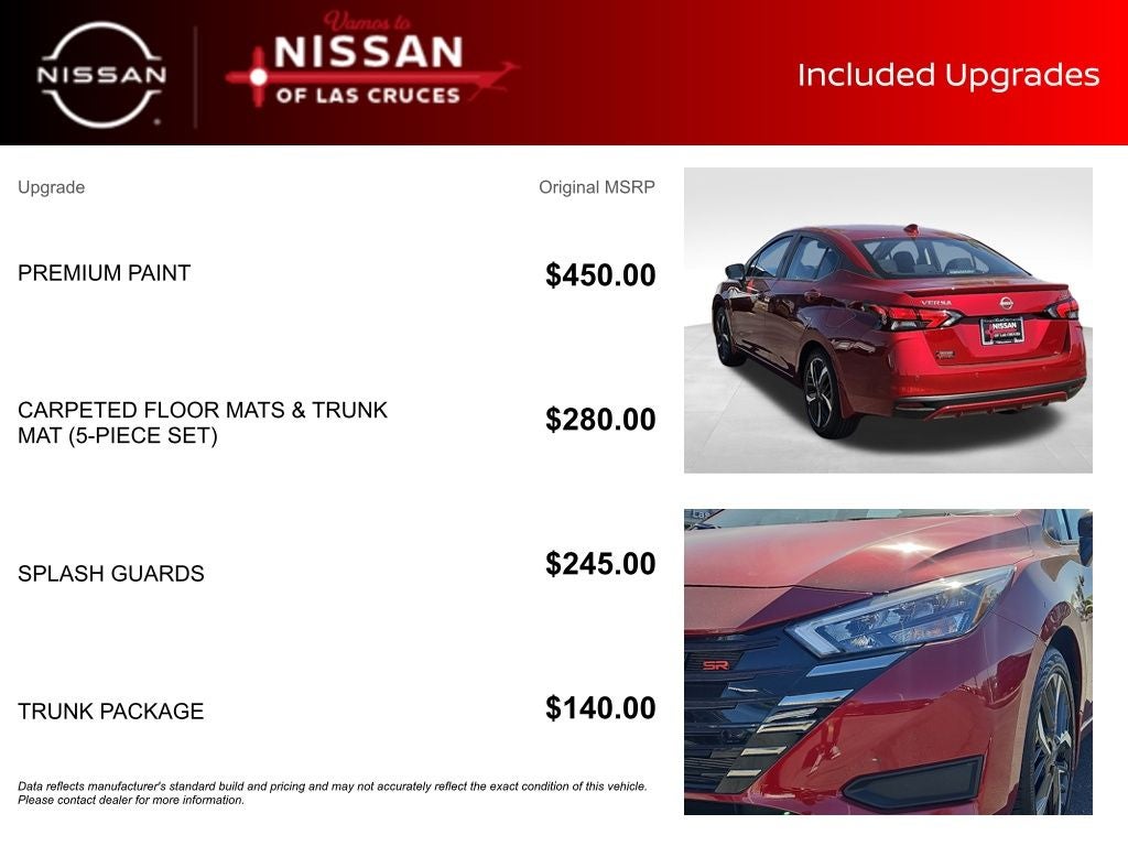 2025 Nissan Versa 1.6 SR