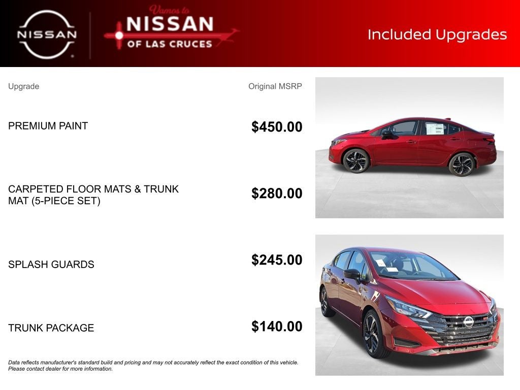 2025 Nissan Versa 1.6 SR