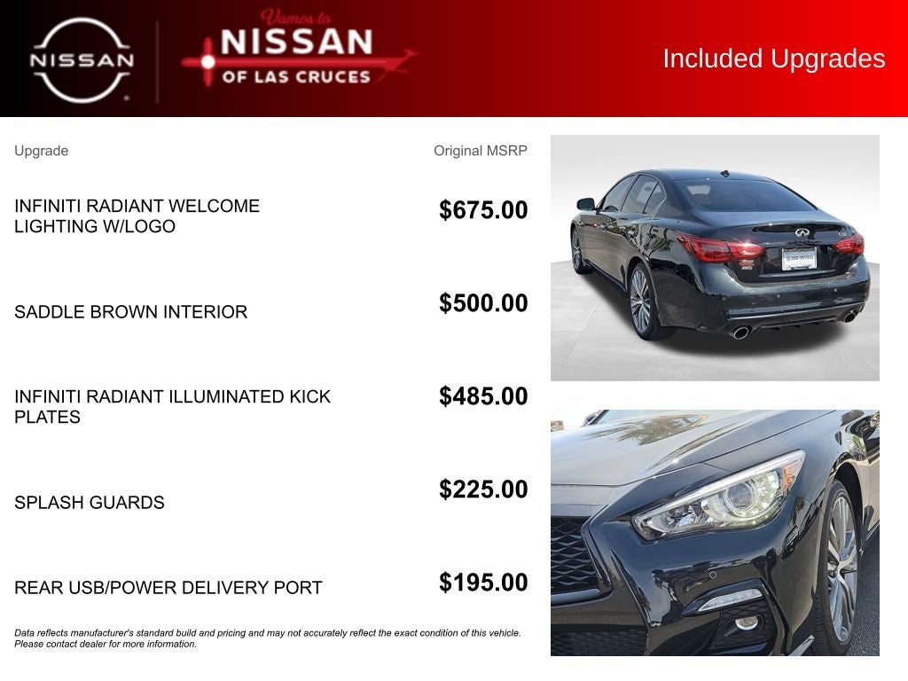 2023 INFINITI Q50 SENSORY