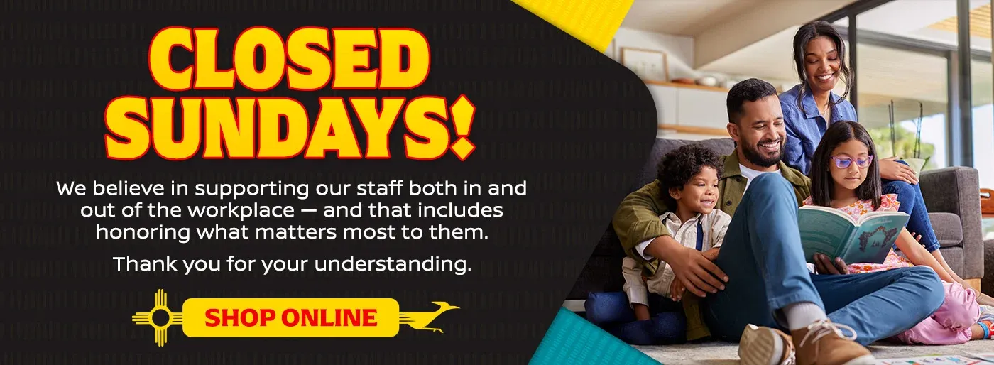 Closed Sunday at Nissan of Las Cruces in Las Cruces NM