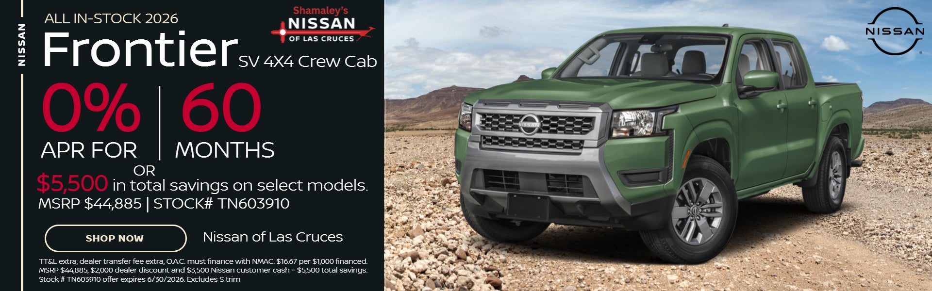 2026 Nissan Frontier PRO-4x Crew Cab