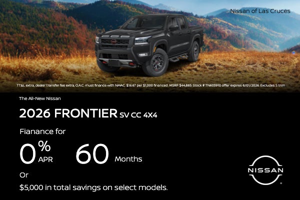 2026 Nissan Frontier SVCC4X4