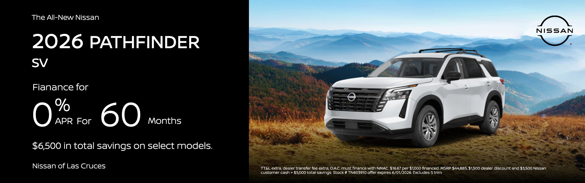 2026 Nissan Pathfinder SV