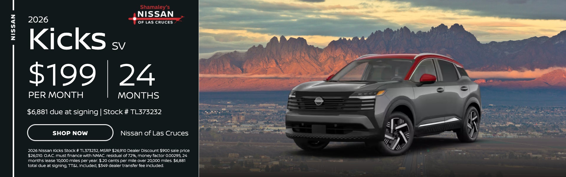 2026 Nissan Kicks SV 