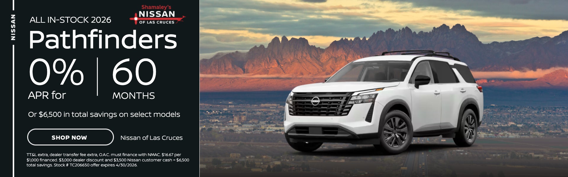 2026 Nissan Pathfinder SV